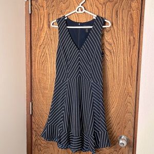 J Crew Navy pinstripe dress, size 4